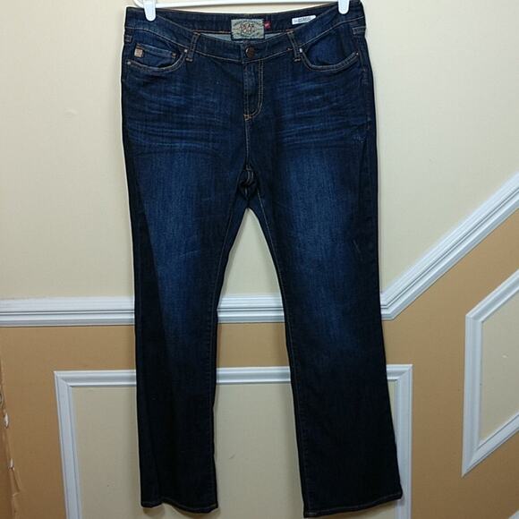 Dear John Denim Hybrid Skinny Bootcut size 31P in Sunset - Picture 1 of 8